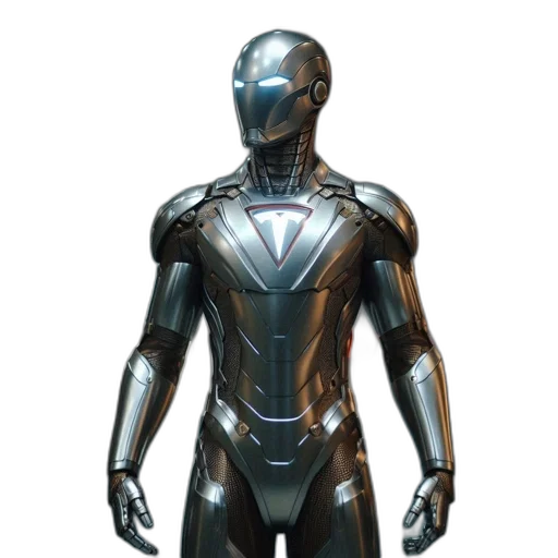 robot, concept art, 3d render, comic book art transparent PNG cut-out