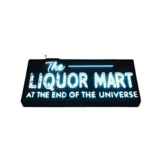 bottle, neon lights, neon, liquor transparent PNG cut-out