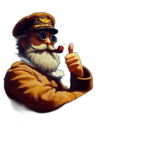 hat, staff, pixel art, 3d render transparent PNG cut-out