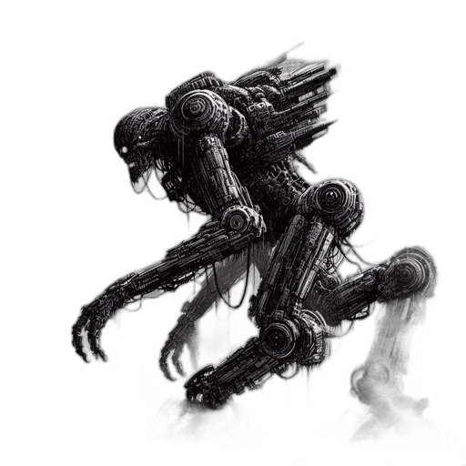 creature, robot, hair, animal transparent PNG cut-out