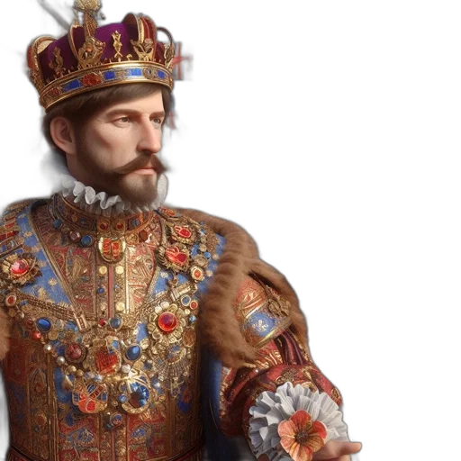 crown, sword, photorealistic, concept art transparent PNG cut-out