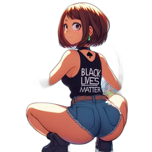dress, robot, weapon, hair transparent PNG cut-out