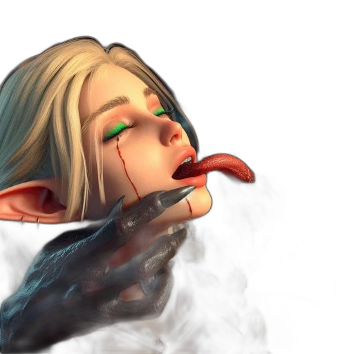 face, staff, mask, dragon transparent PNG cut-out