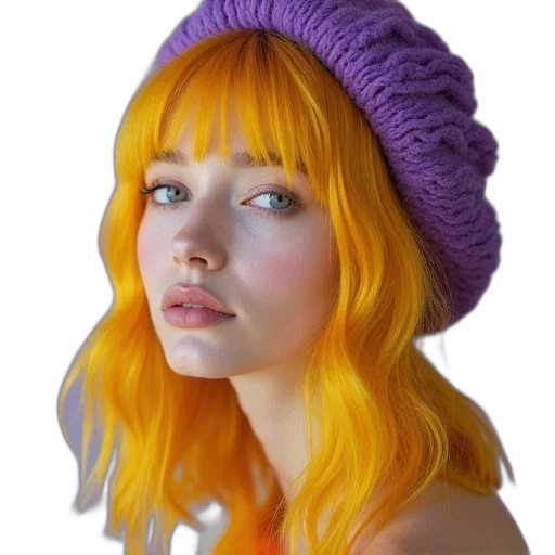 hat, crown, hair, face transparent PNG cut-out