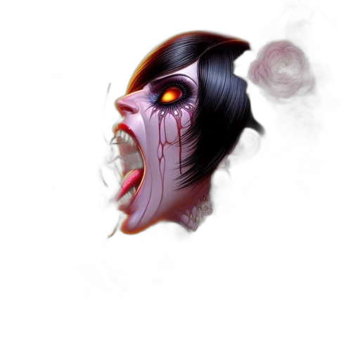 mask, face, staff, creature transparent PNG cut-out