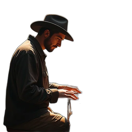hat, staff, jacket, jewelry transparent PNG cut-out