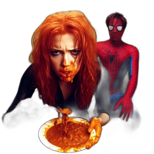 food, comic book art, concept art, pixel art transparent PNG cut-out