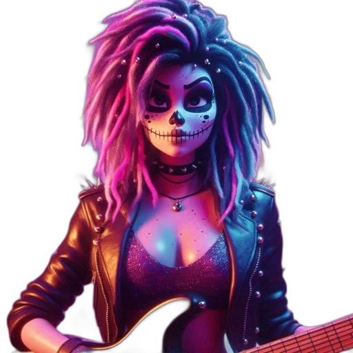 jacket, mask, face, hair transparent PNG cut-out