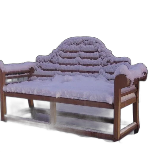 furniture, crown, 3d render, snow transparent PNG cut-out