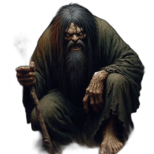creature, animal, staff, face transparent PNG cut-out