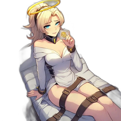 staff, dress, weapon, crown transparent PNG cut-out