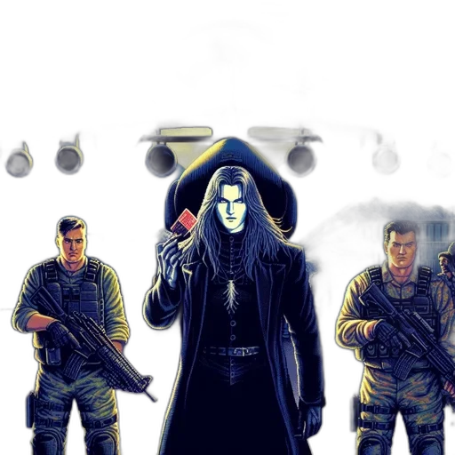 mask, weapon, comic book art, concept art transparent PNG cut-out