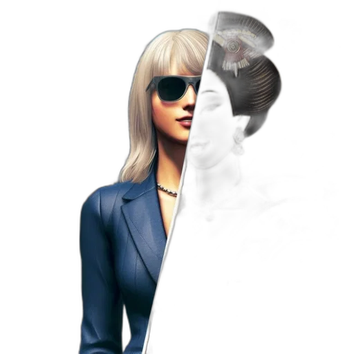 mask, jacket, face, staff transparent PNG cut-out