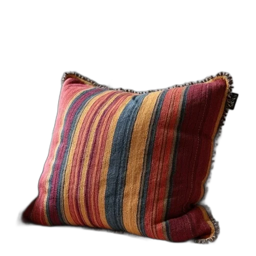 furniture, striped, kilim, pillow transparent PNG cut-out