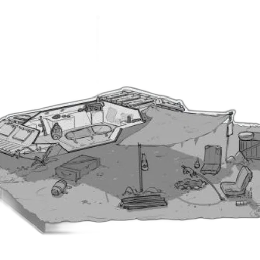 furniture, building, robot, weapon transparent PNG cut-out