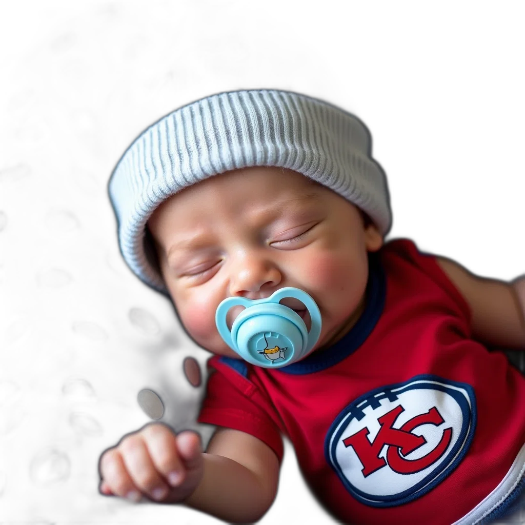 baby, sleeping, pacifier, mouth transparent PNG cut-out