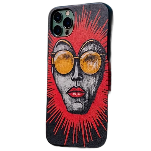 face, mask, cyberpunk, graffiti transparent PNG cut-out
