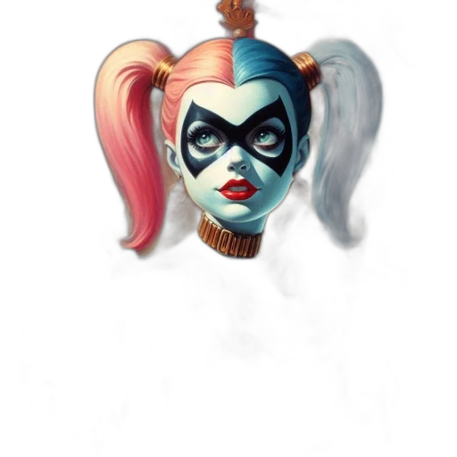 mask, face, creature, crown transparent PNG cut-out