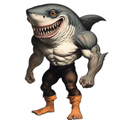 creature, animal, concept art, 3d render transparent PNG cut-out
