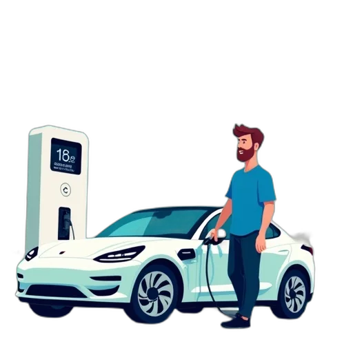 car, robot, concept art, second transparent PNG cut-out