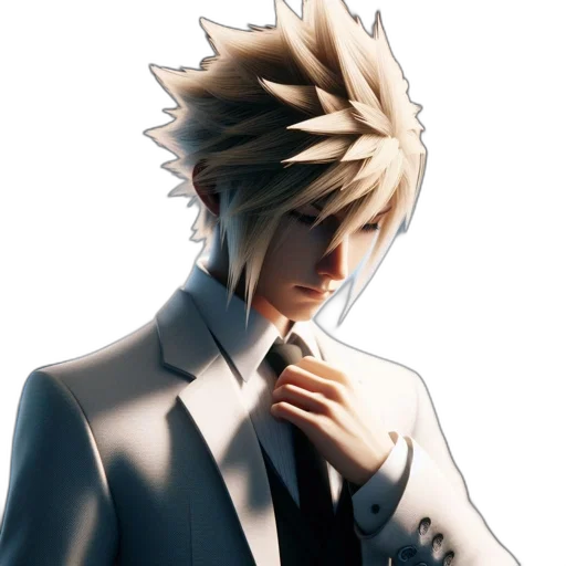staff, face, crown, jacket transparent PNG cut-out