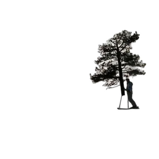 tree, umbrella, robot, creature transparent PNG cut-out