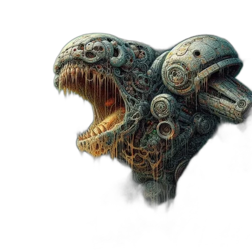 creature, dragon, mask, face transparent PNG cut-out