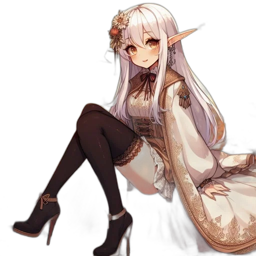 dragon, dress, staff, creature transparent PNG cut-out