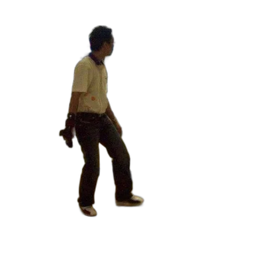 staff, robot, jacket, shoes transparent PNG cut-out
