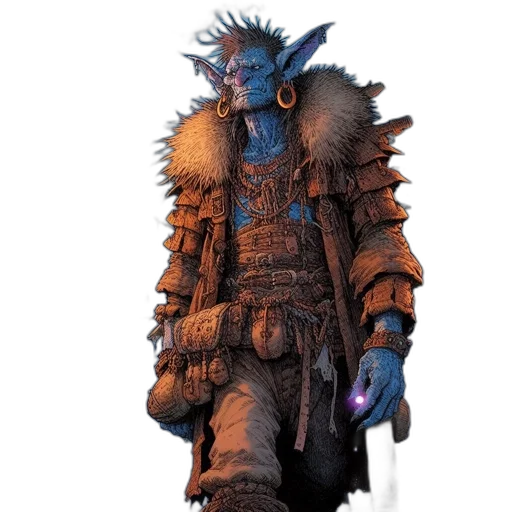 staff, creature, jacket, dragon transparent PNG cut-out