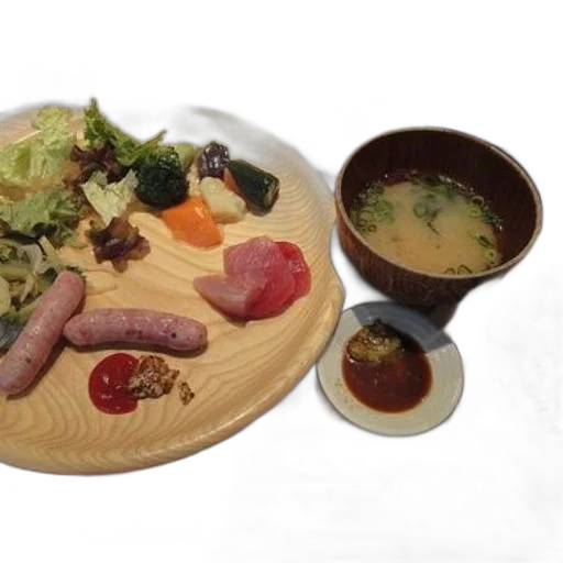 food, photorealistic, 3d render, japanese transparent PNG cut-out