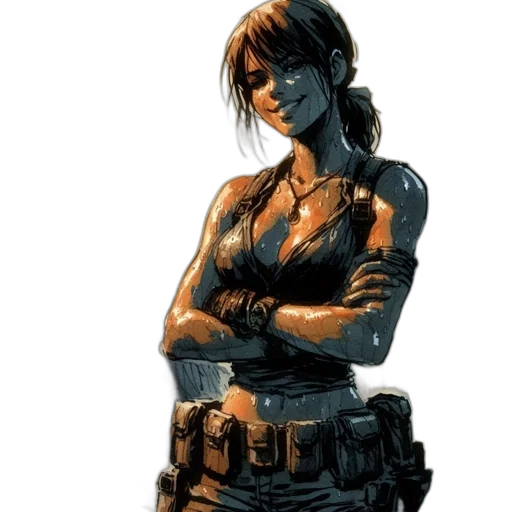 weapon, comic book art, concept art, cyberpunk transparent PNG cut-out