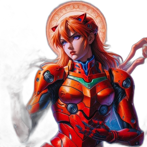 robot, concept art, fantasy art, cyberpunk transparent PNG cut-out