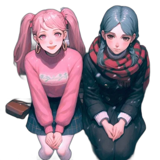 jacket, anime, concept art, pixel art transparent PNG cut-out