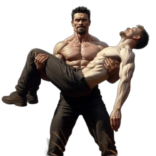 concept art, comic book art, pixel art, 3d render transparent PNG cut-out