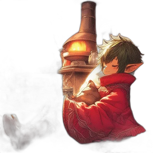 dragon, weapon, mask, bottle transparent PNG cut-out