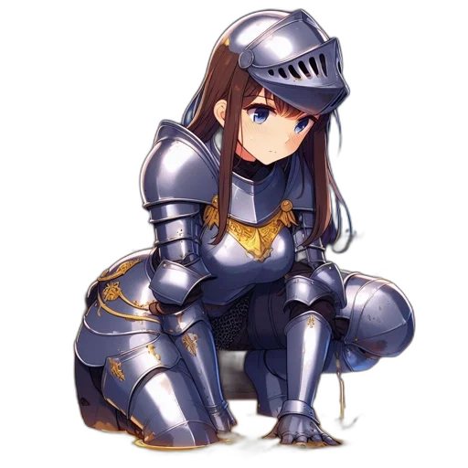 robot, weapon, sword, crown transparent PNG cut-out