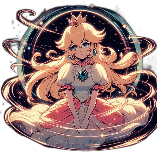 crown, dress, jewelry, staff transparent PNG cut-out