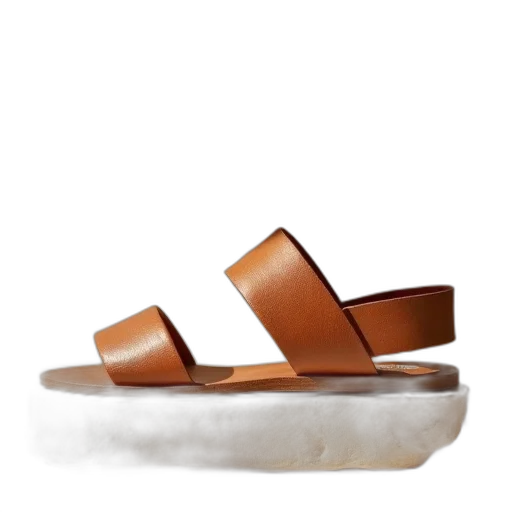 shoes, 3d render, earth tones, thelma transparent PNG cut-out
