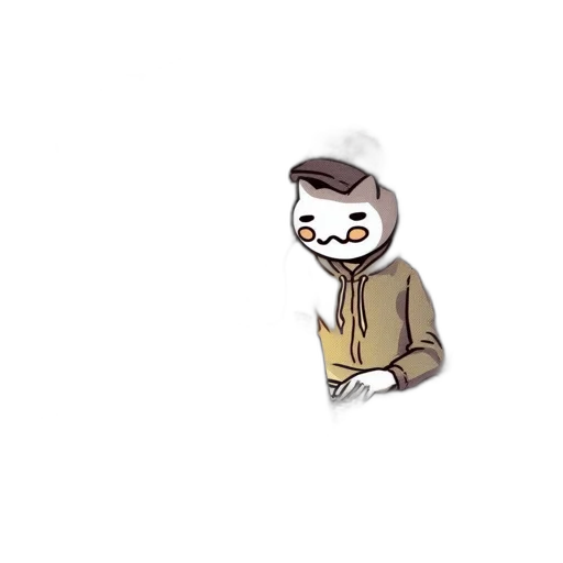 hat, staff, jacket, face transparent PNG cut-out