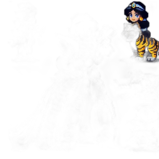 staff, pixel art, concept art, 3d render transparent PNG cut-out