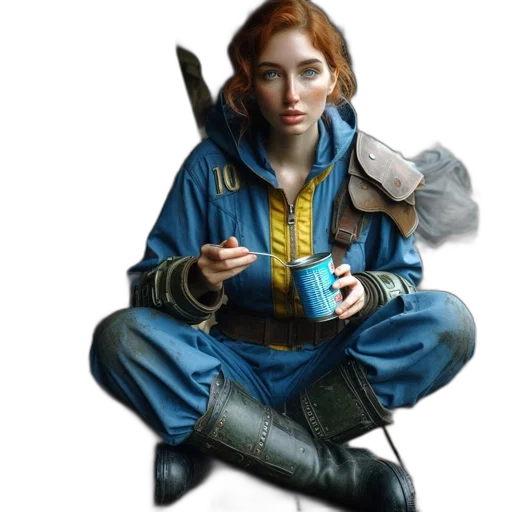 staff, jacket, robot, weapon transparent PNG cut-out