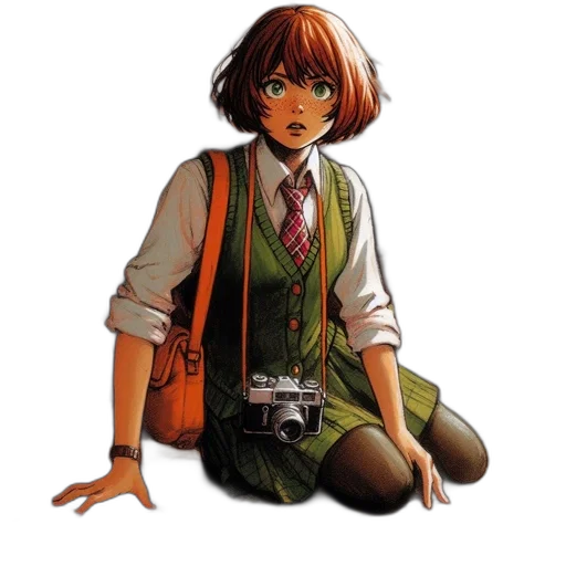 staff, jacket, weapon, dress transparent PNG cut-out