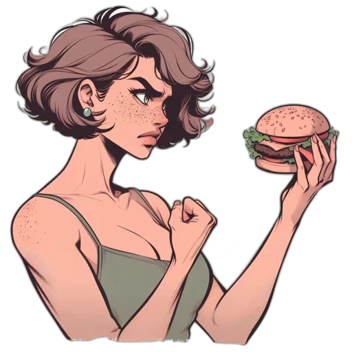 food, dress, face, creature transparent PNG cut-out