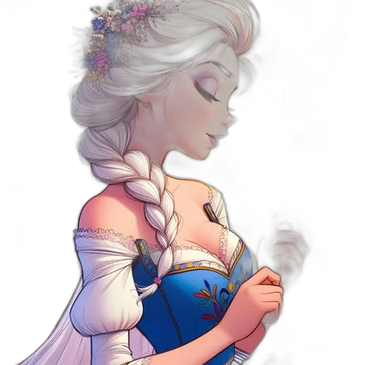 dress, crown, face, jewelry transparent PNG cut-out