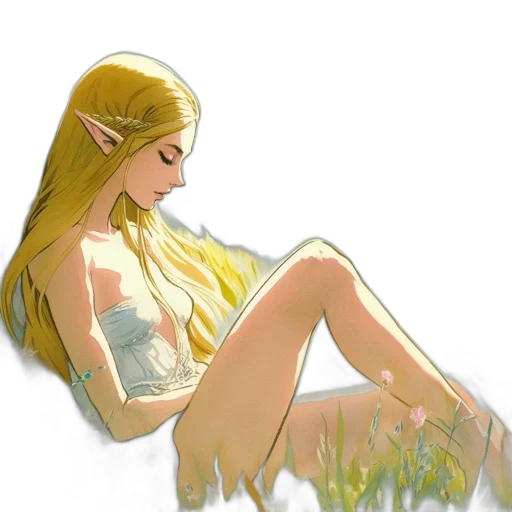 dress, fantasy art, pixel art, concept art transparent PNG cut-out
