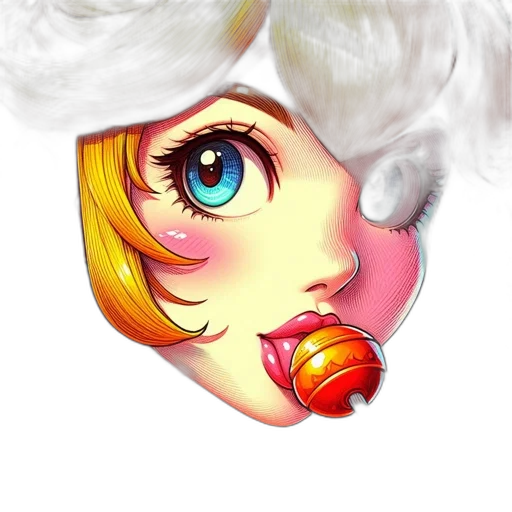 face, fantasy art, photorealistic, cartoon transparent PNG cut-out