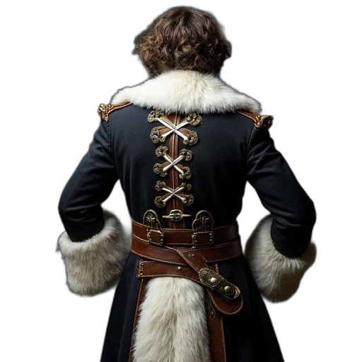 jacket, staff, sword, weapon transparent PNG cut-out