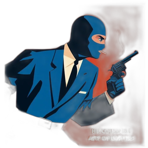 mask, weapon, comic book art, concept art transparent PNG cut-out