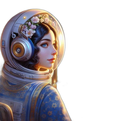 robot, face, concept art, fantasy art transparent PNG cut-out